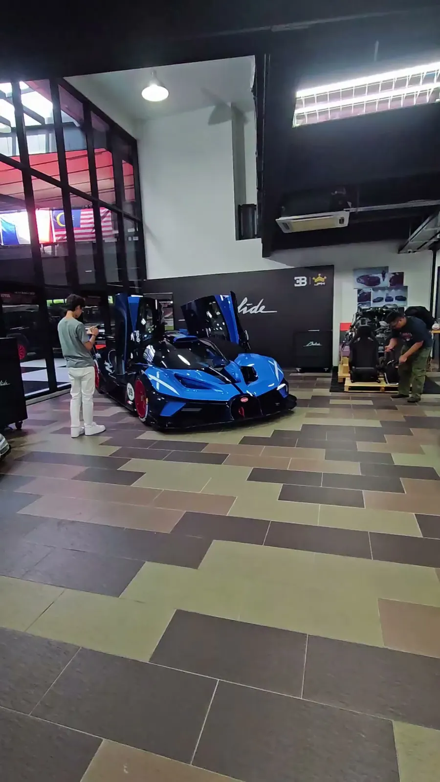 Bugatti Bolide at Sepang for JPM Collection