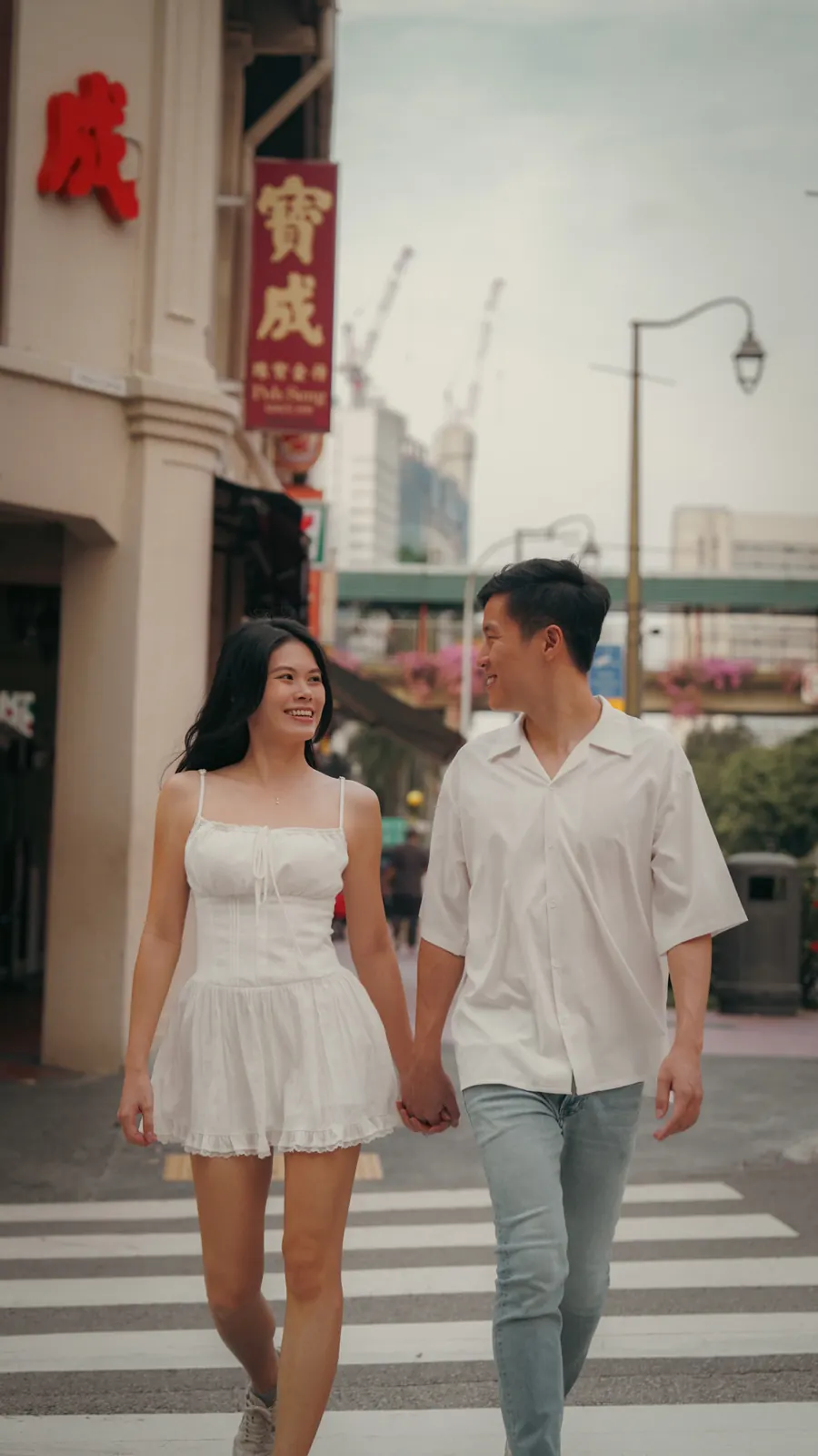 Chinatown pre-wedding shoot