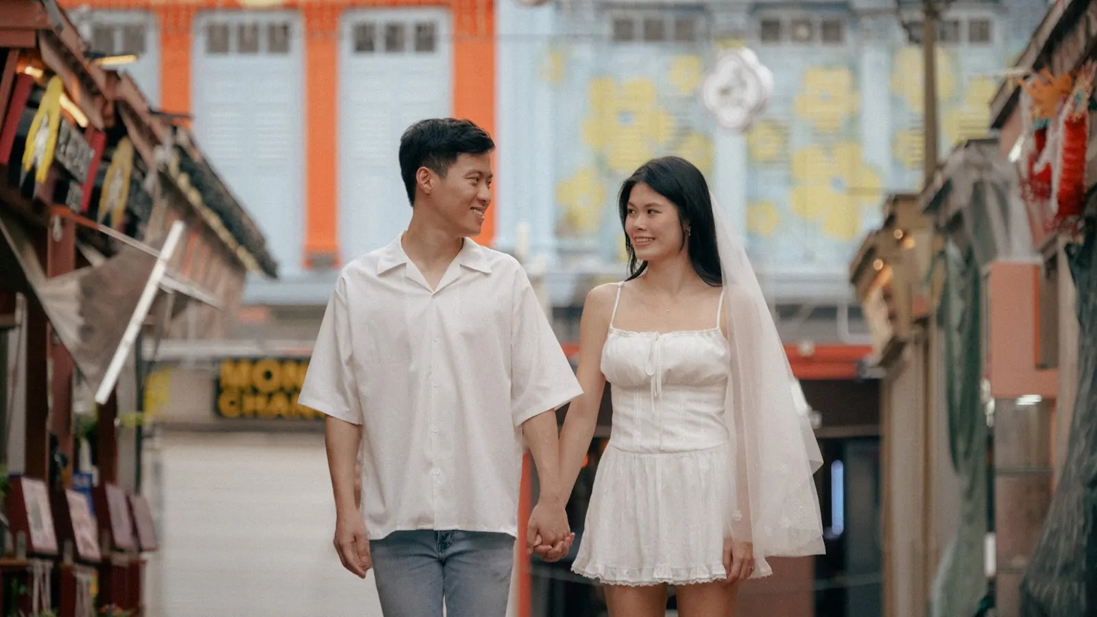 Chinatown pre-wedding shoot